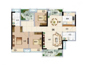 佛山招商悦府新房楼盘户型图5