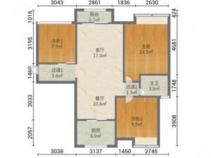 御金山 3室2厅 92.56㎡ 毛坯珠海斗门区斗门镇二手房图片