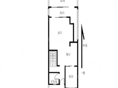 雅居乐凯珀湾畔小区3室2厅2卫户型图1