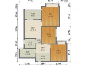 华发峰尚 3室2厅 87.14㎡ 毛坯珠海斗门区白蕉镇二手房图片