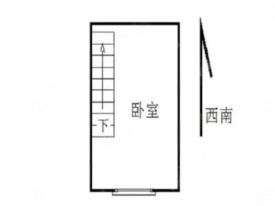 泰华阳光海小区1室1厅1卫户型图1