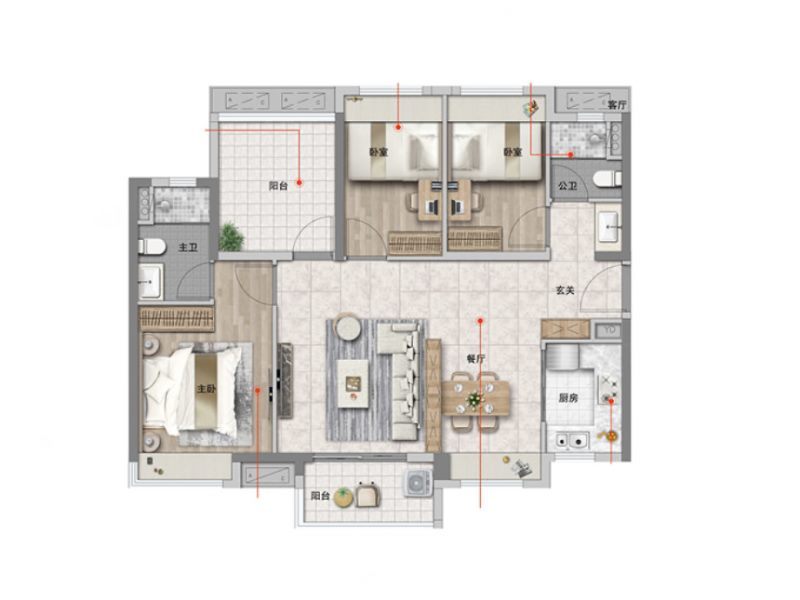 深圳万科海上城市一期C区新房楼盘户型图片61