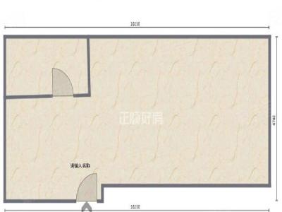 天朗海峰小区1室0厅户型图4