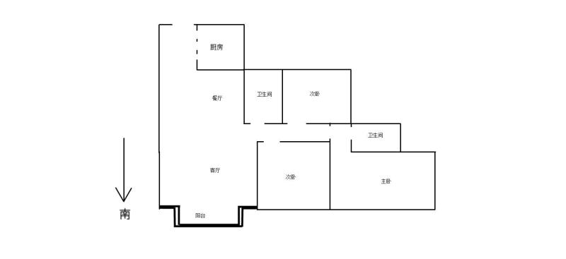 格林泊乐二期小区3室2厅2卫户型图11