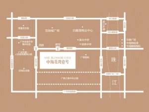 广州中海花湾壹号B区新房楼盘交通图3