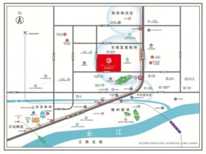 南京卓越蔚蓝时光新房楼盘交通图3
