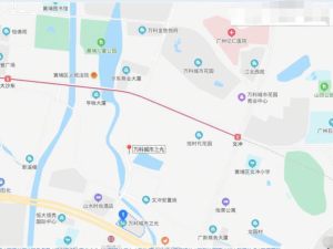 广州万科悦公馆新房楼盘交通图3